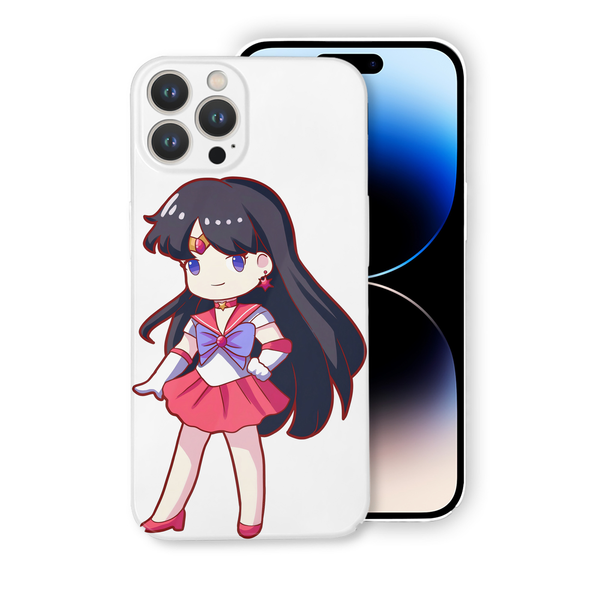 （画像用） 美少女戦士セーラームーン 火野レイ ひの レイ Sailor Moon Hino Rei （セーラーマーズ,Sailor Mars） 【iPhone 14シリーズ対応】ハードケース